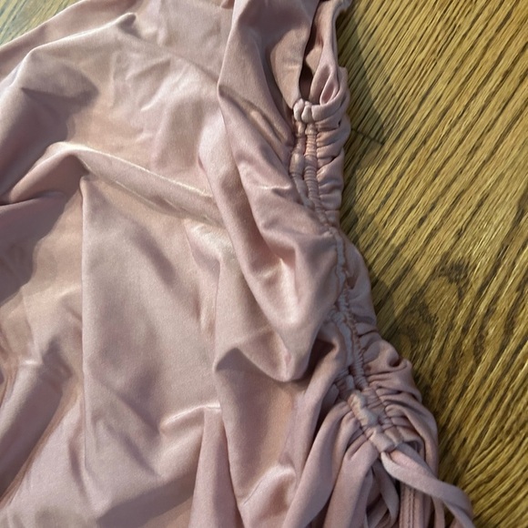 TULAROSA Kal One Piece swimsuit in Metallic Dusty Rose - Picture 5 of 6